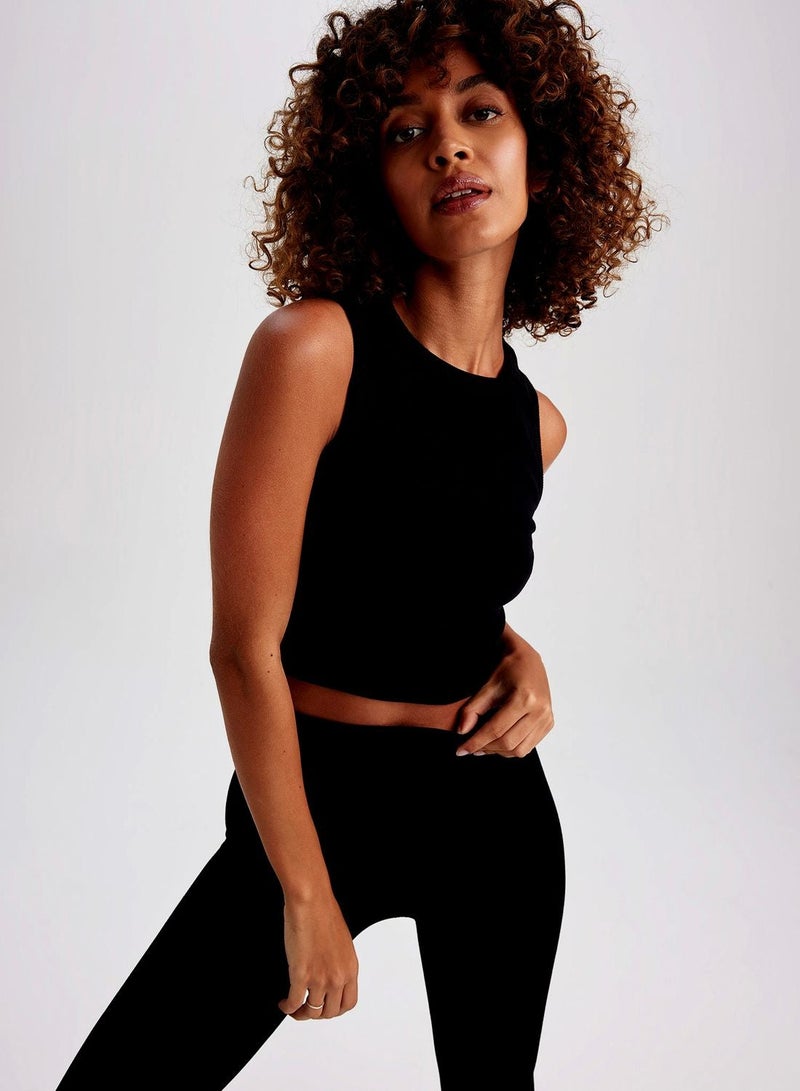 DeFacto Ruched Crop T-Shirt - Image 2